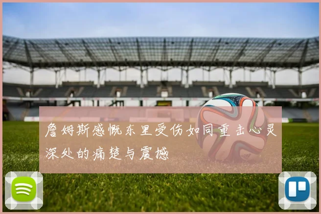 詹姆斯感慨东里受伤如同重击心灵深处的痛楚与震撼